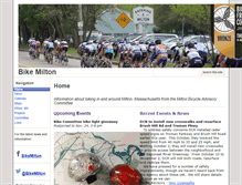 Tablet Screenshot of bikemilton.org